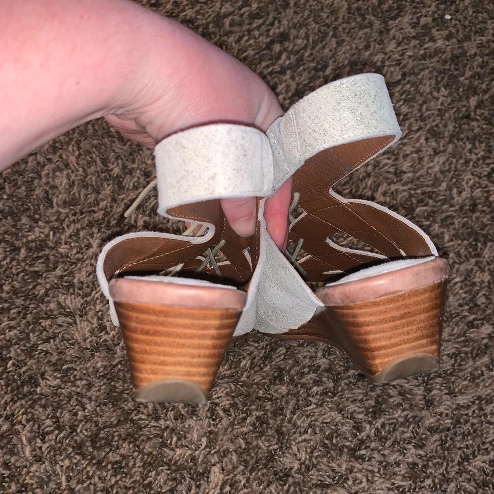 Donald J Pliner Dali Lace Up Sandal Wedge Size 8.5